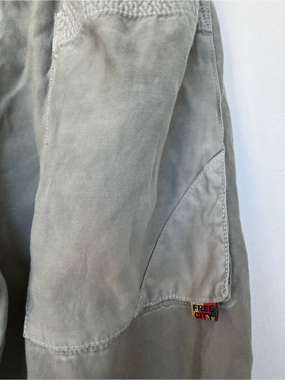 FLAP/SNAP FREECITY MATTE/SATIN AIRJUMP pant - silver rock - - Picture 5 of 10